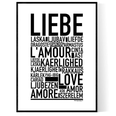 Liebe Sprachen Poster