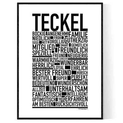 Teckel Poster