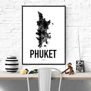 Phuket Karten Poster