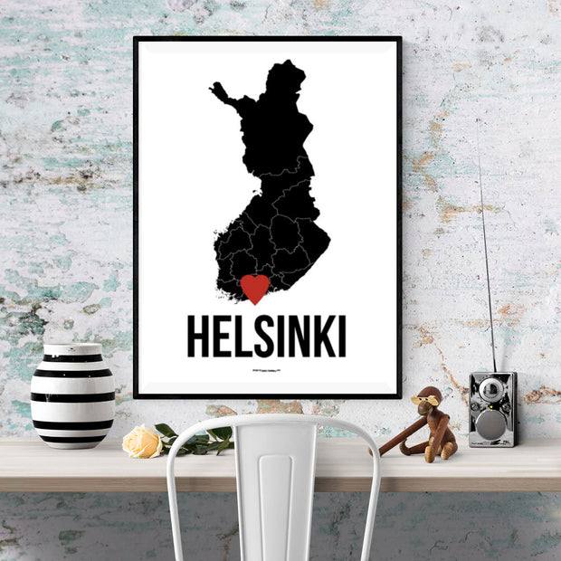 Helsinki Heart Poster