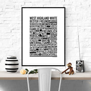 West Highland White Terrier Poster