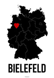 Bielefeld Herz Poster