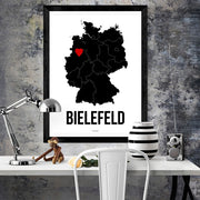 Bielefeld Herz Poster
