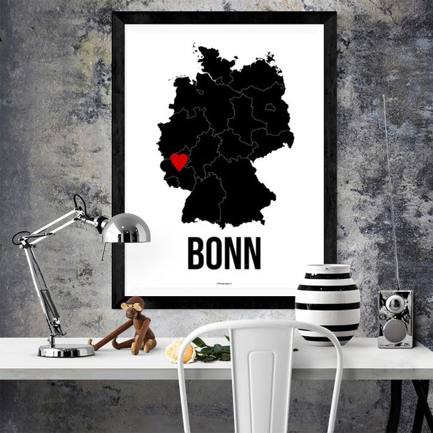 Bonn Herz Poster