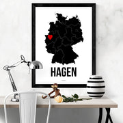 Hagen Herz Poster