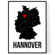 Hannover Herz Poster
