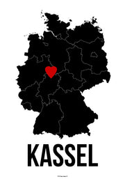 Kassel Herz Poster