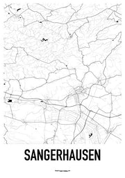 Sangerhausen Karten