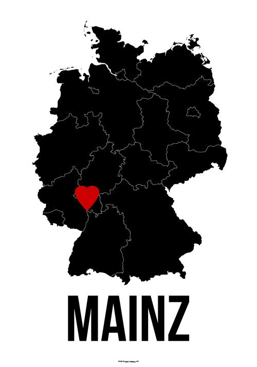 Mainz Herz Poster