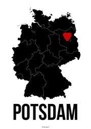 Potsdam Herz Poster
