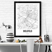Bielefeld Karten Poster