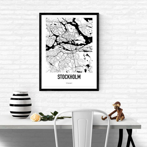Stockholm Karten Poster