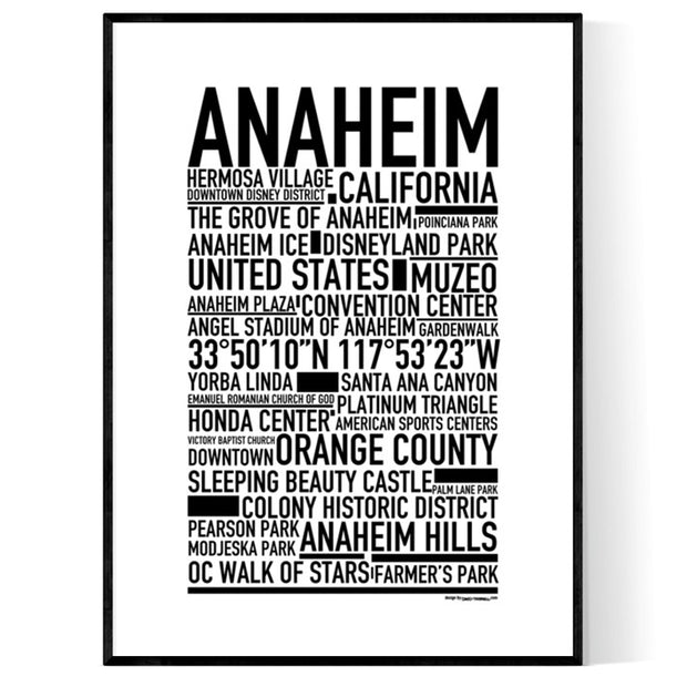 Anaheim Poster