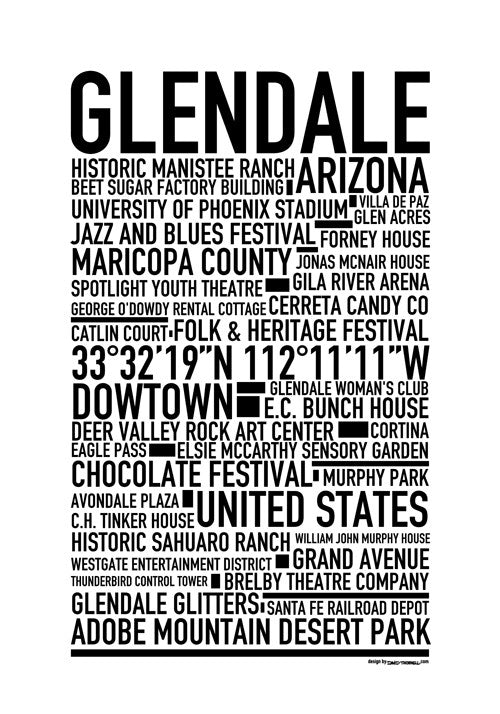 Glendale AZ Poster