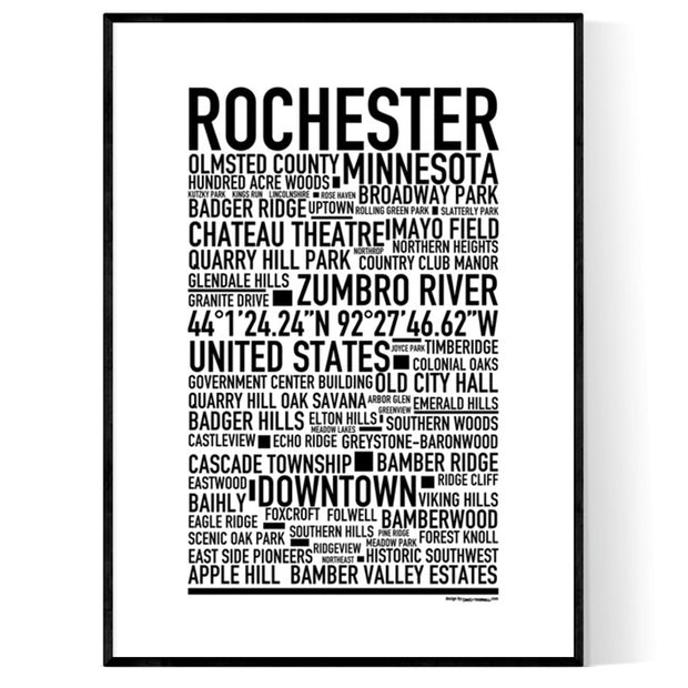 Rochester MN Poster
