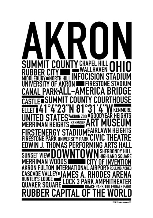 Akron Poster