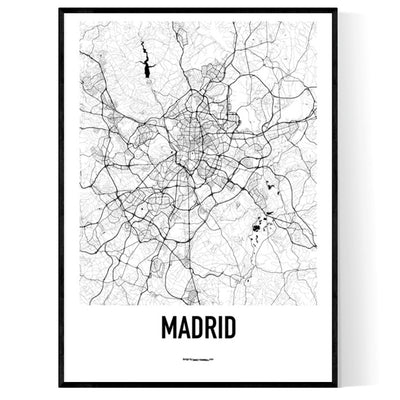 Madrid Metro Poster