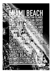 Miami Beach Text Photo