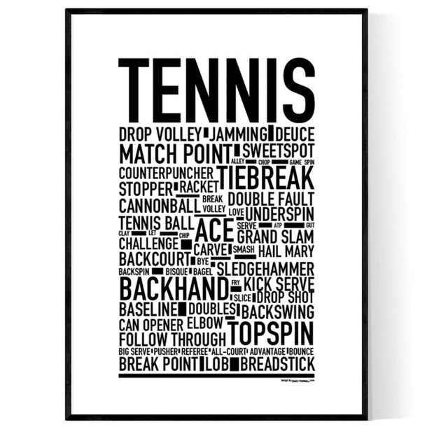 Tennis USA Poster