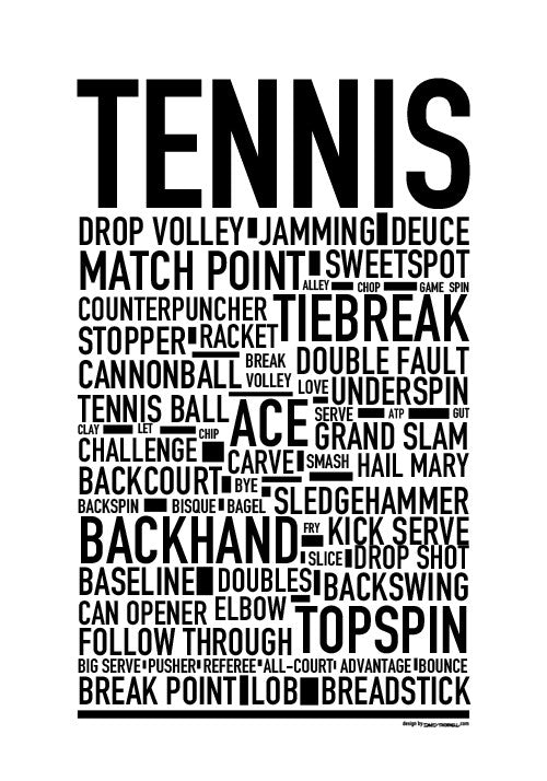 Tennis USA Poster