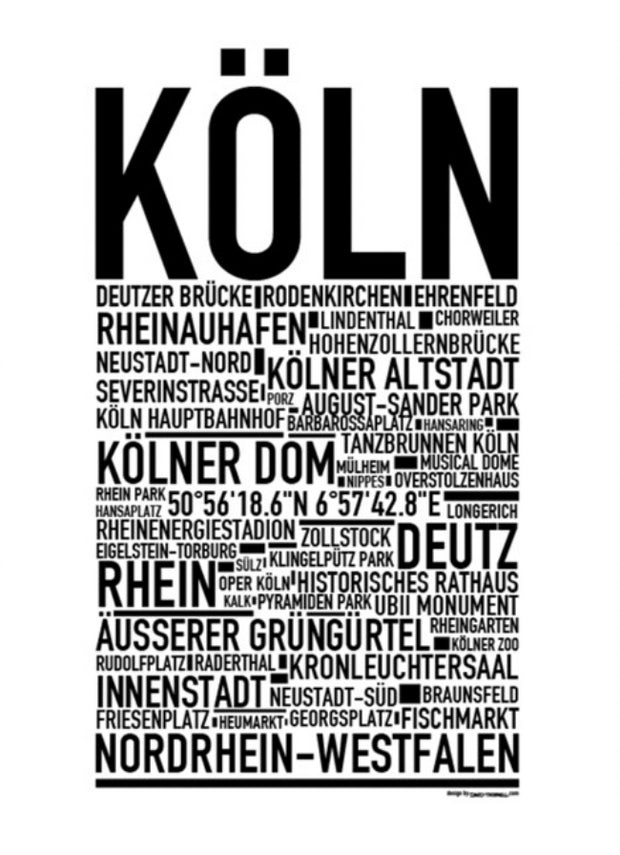 Köln Poster