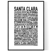 Santa Clara Poster