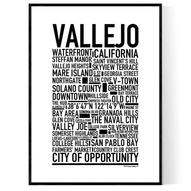 Vallejo Poster