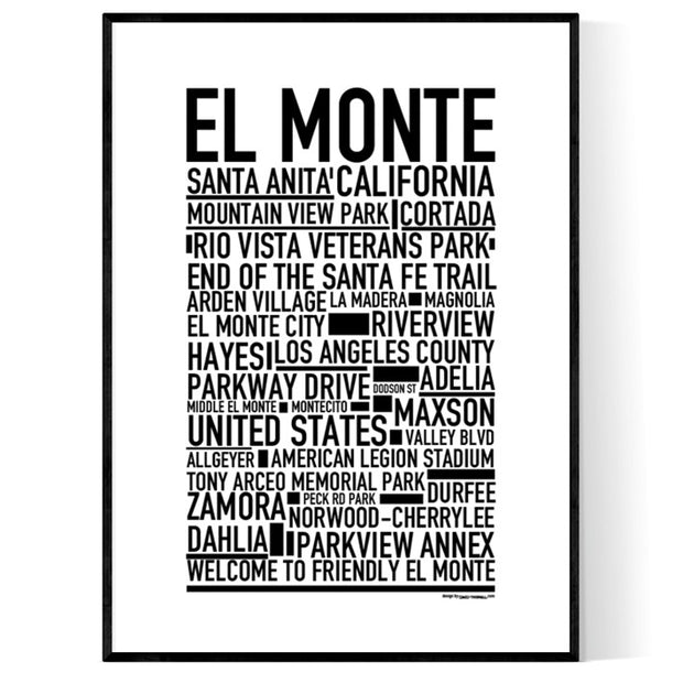 El Monte Poster