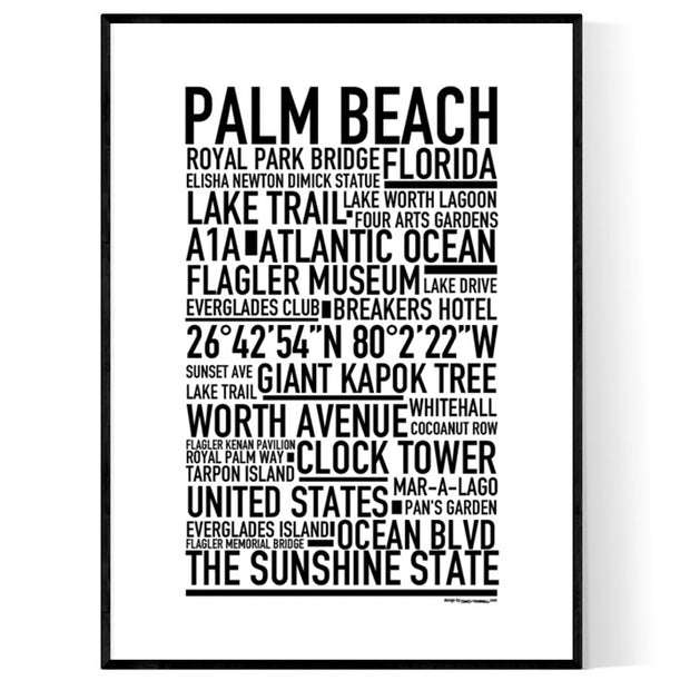 Palm Beach Poster