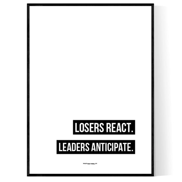 Leaders Anticipate Poster