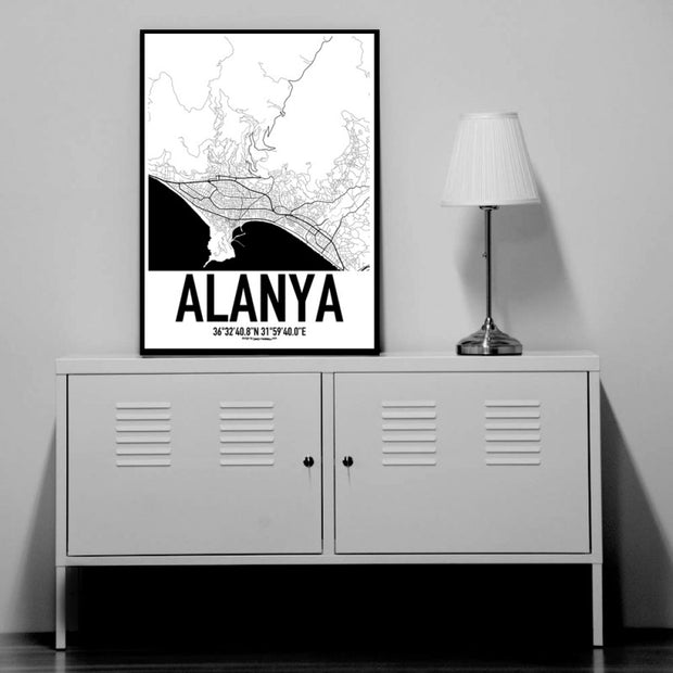 Alanya Karten Poster