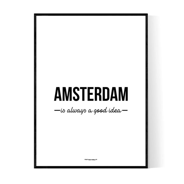 Amsterdam Idea Poster