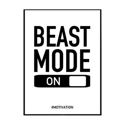 BEAST MODE ON Poster