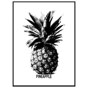 Black Pineapple Poster