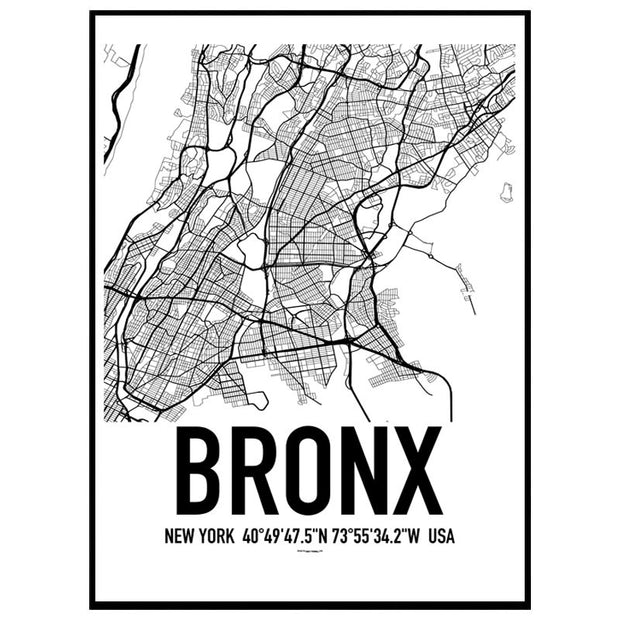 Bronx Karten Poster