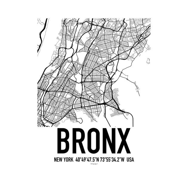 Bronx Karten Poster