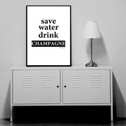 Drink Champagne Poster