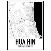 Hua Hin Karten Poster