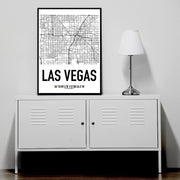 Las Vegas Karten Poster