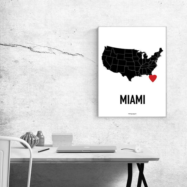 Miami Heart Poster