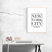 New York Cube Poster