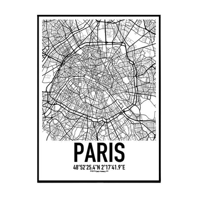 Paris Karten 2 Poster