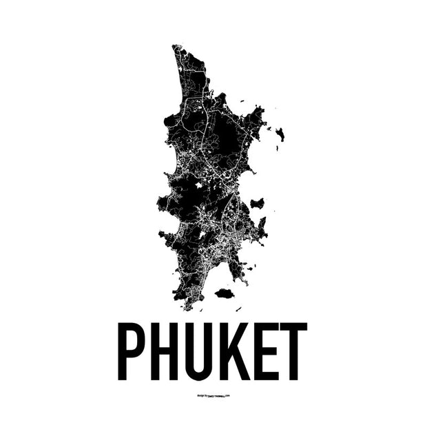 Phuket Karten Poster