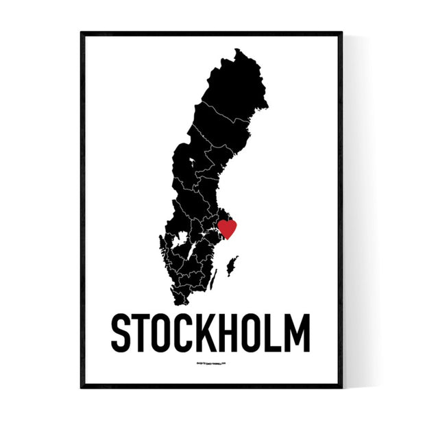 Stockholm Heart Poster