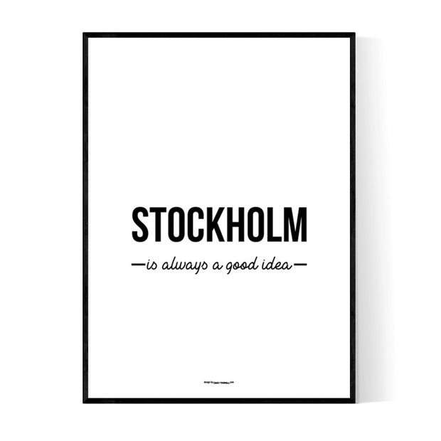 Stockholm Idea Poster