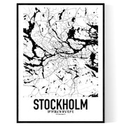 Stockholm Karten 2 Poster