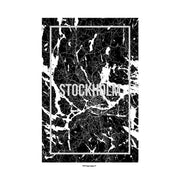 Stockholm Map Frame Poster
