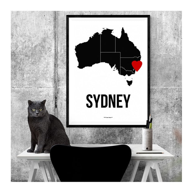 Sydney Heart Poster