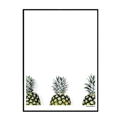 Triple Pineapple Poster